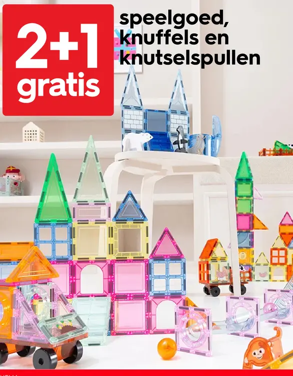 Aanbieding: speelgoed, knuffels en knutselspullen