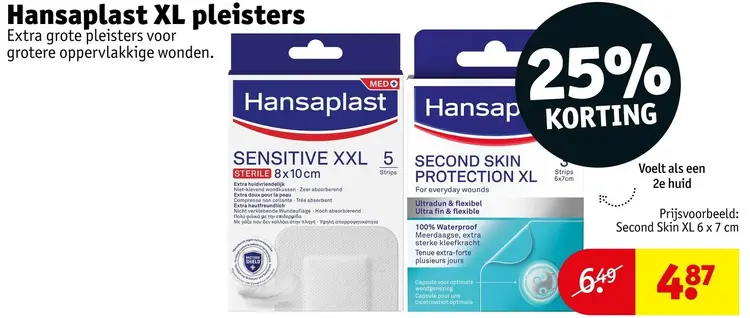 Aanbieding: Hansaplast XL pleisters