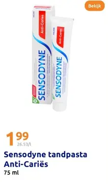 Aanbieding: Sensodyne tandpasta Anti-Cariës