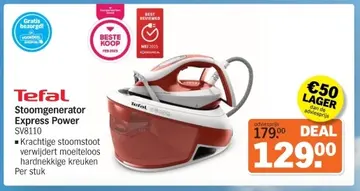 Aanbieding: Tefal Stoomgenerator Express Power SV8110
