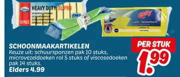 Aanbieding: Schoonmaakartikelen