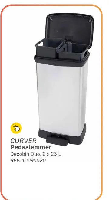 Promotie: CURVER Pedaalemmer