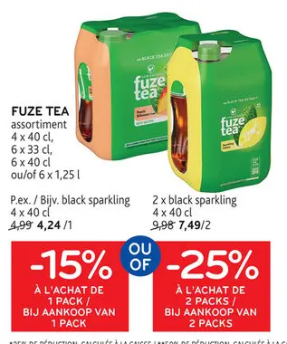 Offre: Fuze tea