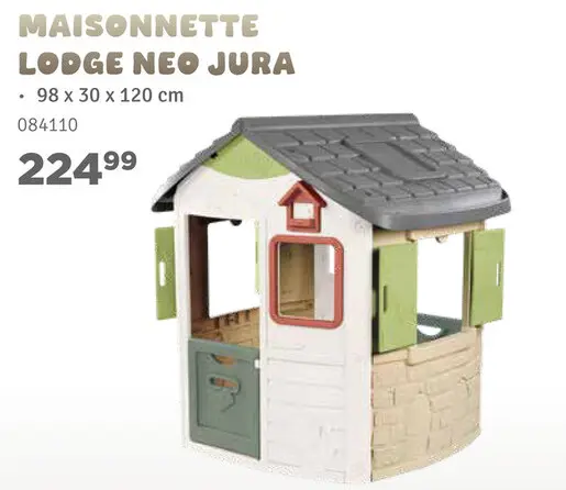 Offre: Maisonnette lodge neo jura