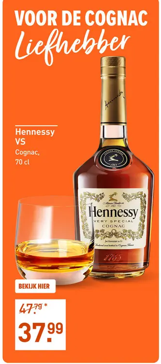 Aanbieding: Hennessy VS 70CL