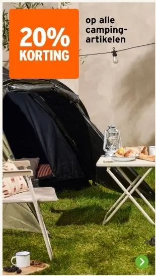 Aanbieding: Camping-artikelen