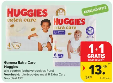 Aanbieding: Gamma Extra Care Huggies