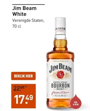 Aanbieding: Jim Beam White