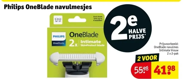 Aanbieding: OneBlade navulmesjes