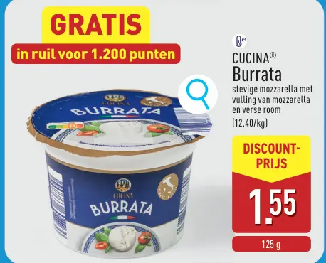 Promotie: Burrata