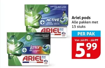 Aanbieding: Ariel pods