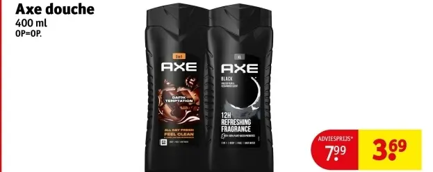 Aanbieding: Axe douche