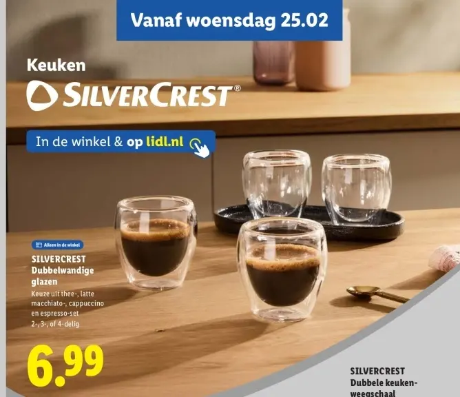 Aanbieding: Dubbelwandige glazen