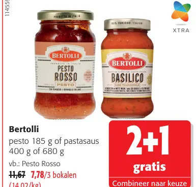 Promotie: Pesto of pastasaus