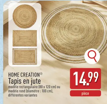 Offre: Tapis en jute
