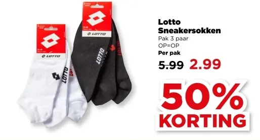 Aanbieding: Sneakersokken