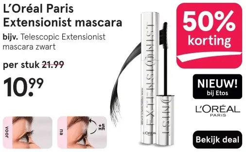 Aanbieding: Extensionist mascara