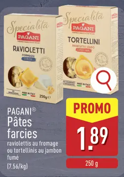Offre: Plat de pâtes frais