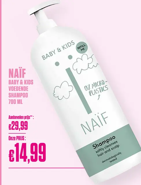 Promotie: Naïf Voedende shampoo