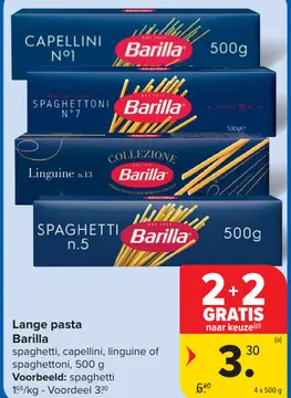Aanbieding: Lange pasta