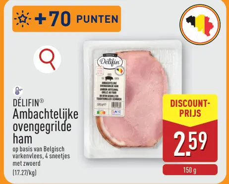 Promotie: Ambachtelijke ovengegrilde ham