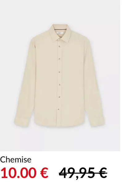 Offre: Chemise