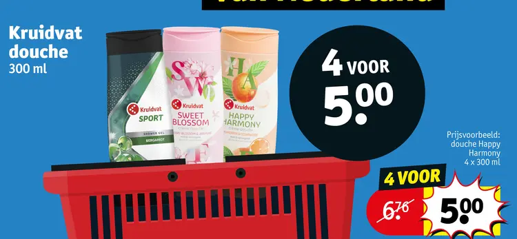 Aanbieding: Kruidvat douche