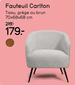 Offre: Fauteuil Carlton