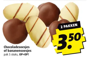 Aanbieding: Chocoladesoesjes of bananensoesjes