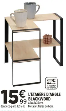 Offre: L'étagère d'angle