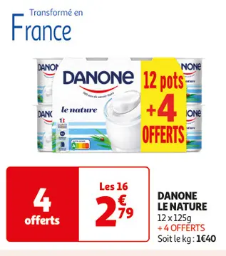 Aanbieding: DANONE LE NATURE