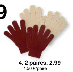 Offre: Gants