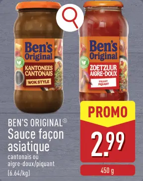 Offre: Sauce façon asiatique