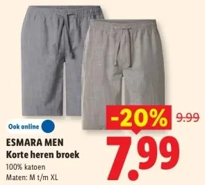 Aanbieding: Korte heren broek