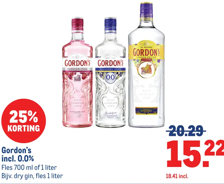 Aanbieding: Gordon's