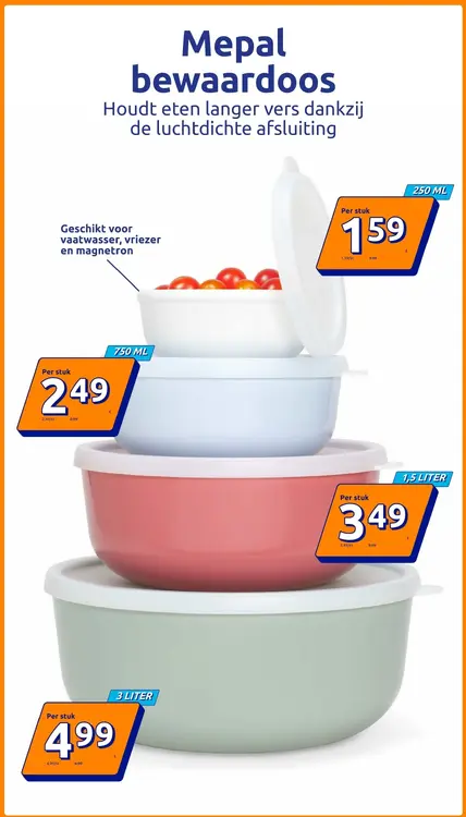 Promotie: Mepal bewaardoos