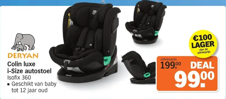 Aanbieding: Deryan Colin luxe i-Size autostoel