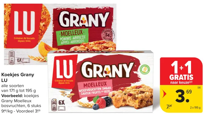 Promotie: Koekjes Grany