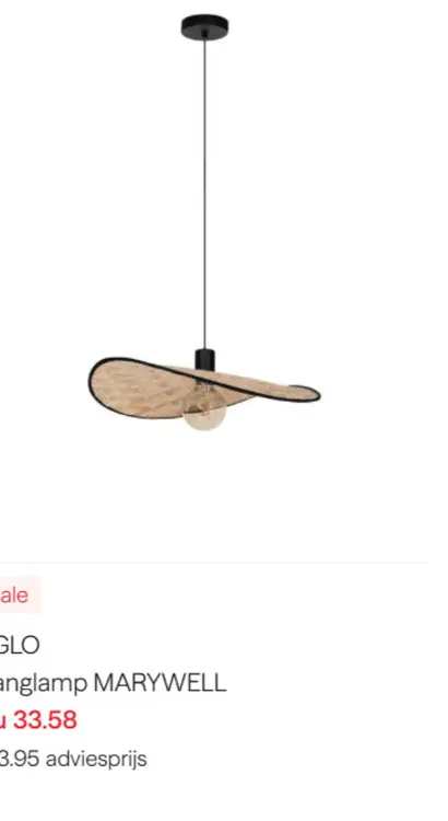 Aanbieding: hanglamp MARYWELL