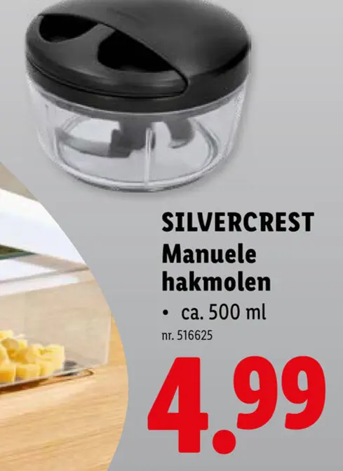 Promotie: Manuele hakmolen