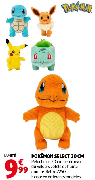 Promotie: Pokémon select 20 cm