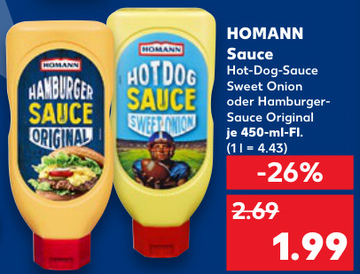 Aanbieding: HOMANN Sauce