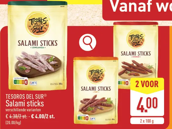 Promotie: Salami Sticks