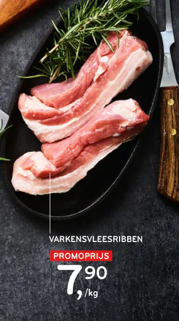 Promotie: Varkensvleesribben