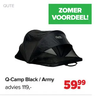 Aanbieding: Q-Camp Black / Army