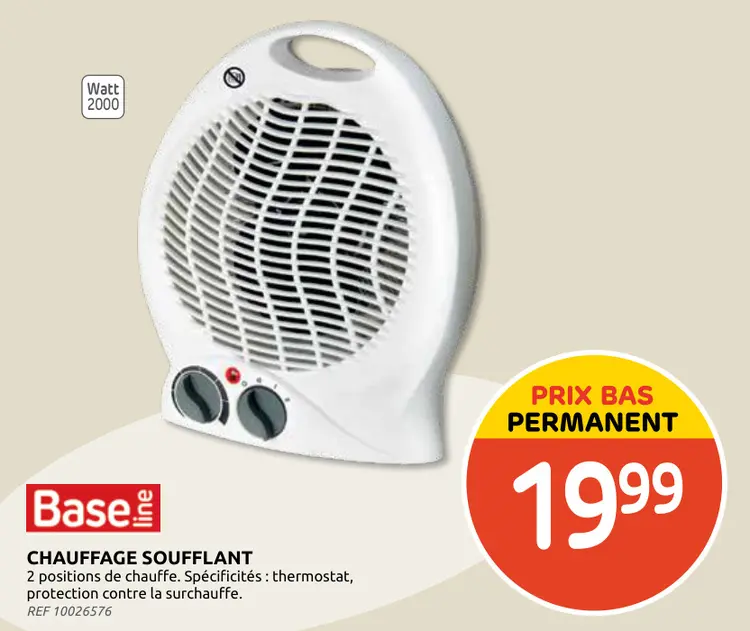 Offre: Chauffage soufflant