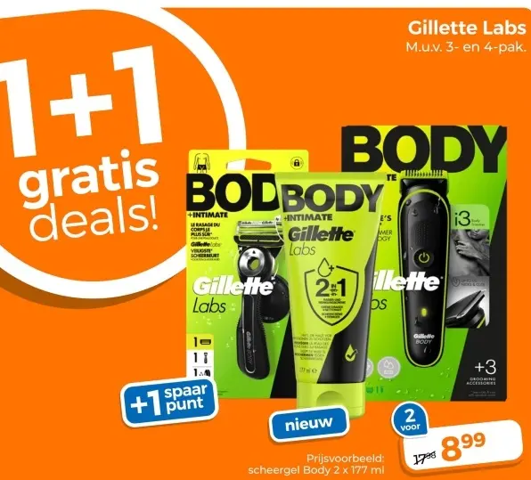 Aanbieding: Gillette Labs Body