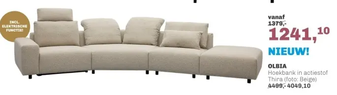 Aanbieding: Olbia Hoekbank