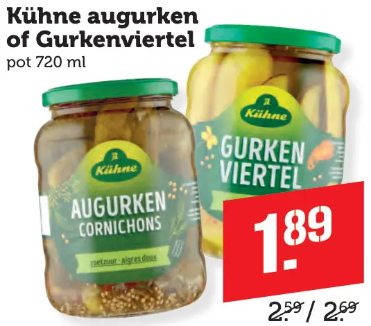 Aanbieding: Augurken of Gurkenviertel