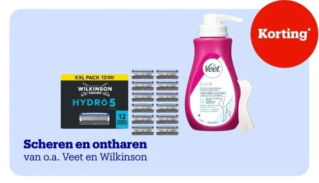 Promotie: Scheren en ontharen